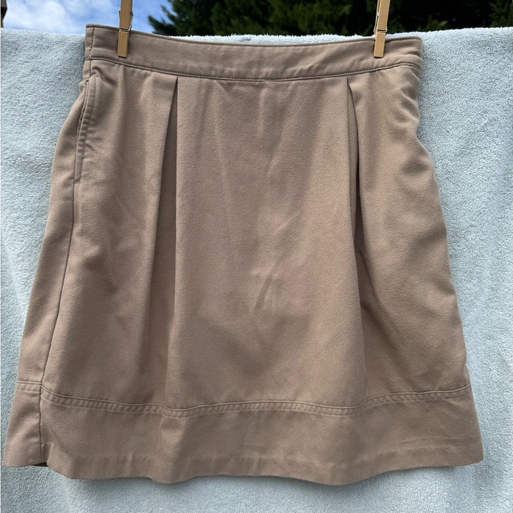 Uniform Classic A-Line Tan Skirt